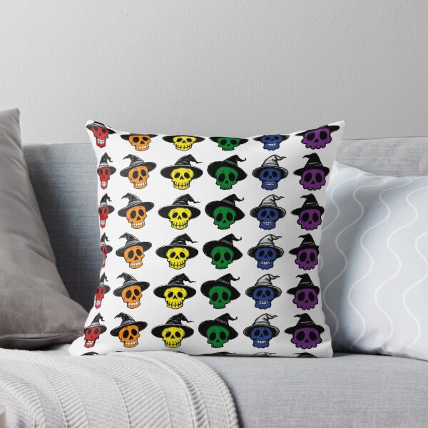 Item preview, LGBTQ Rainbow Doodle Skulls • LGBTQ Halloween Pride Spooky Fun designed and sold by Travelslightly.