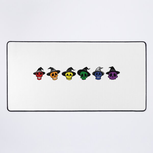 Item preview, LGBTQ Rainbow Doodle Skulls • LGBTQ Halloween Pride Spooky Fun designed and sold by Travelslightly.
