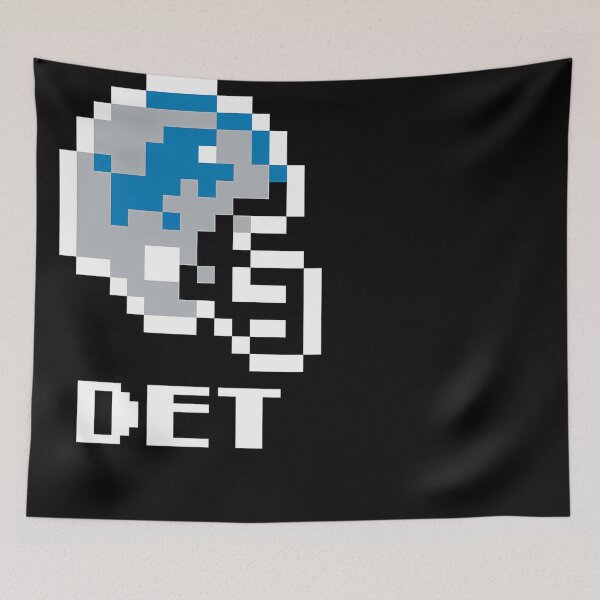 Item preview, Detroit Lions (Tecmo Super Bowl Football Helmet) designed and sold by AbbiSutto.