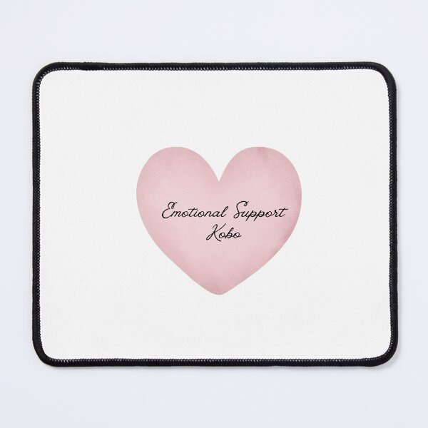 Item preview, Emotional Support Kobo (pastel pink heart version) designed and sold by Hi-kari.