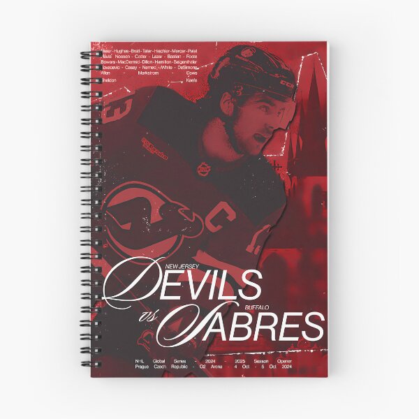 Item preview, Devils Vs Sabres Season Opener In Prague (Nico Ver) designed and sold by LautaDuran.