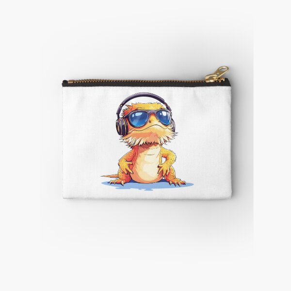 Item preview, Cool Bearded Dragon Wearing Headphones And Sunglasses designed and sold by salvadorrojass.