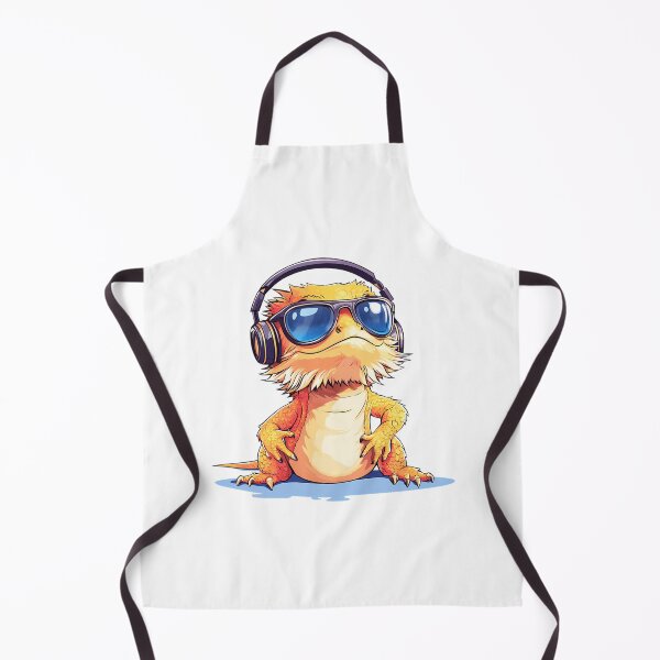 Item preview, Cool Bearded Dragon Wearing Headphones And Sunglasses designed and sold by salvadorrojass.