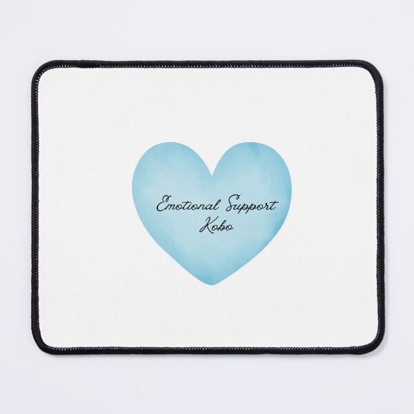 Item preview, Emotional Support Kobo (pastel blue heart version) designed and sold by Hi-kari.