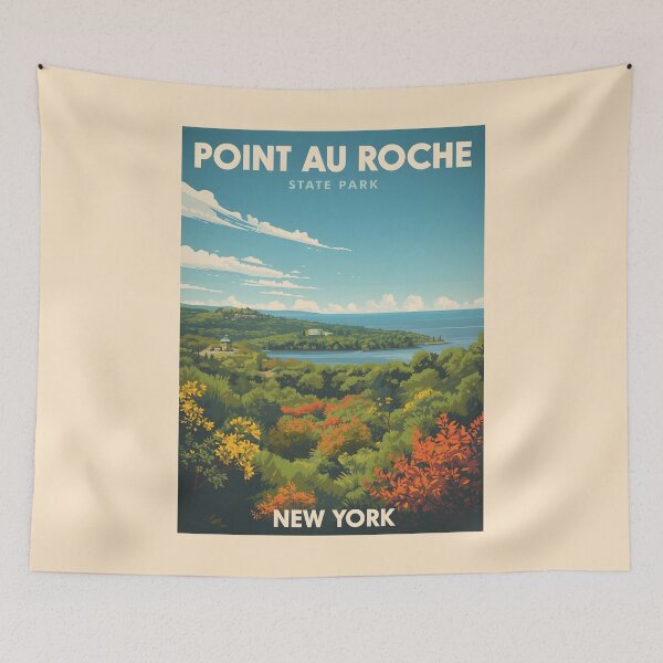 Item preview, Point Au Roche State Park - New York  designed and sold by GoodOldVintage.