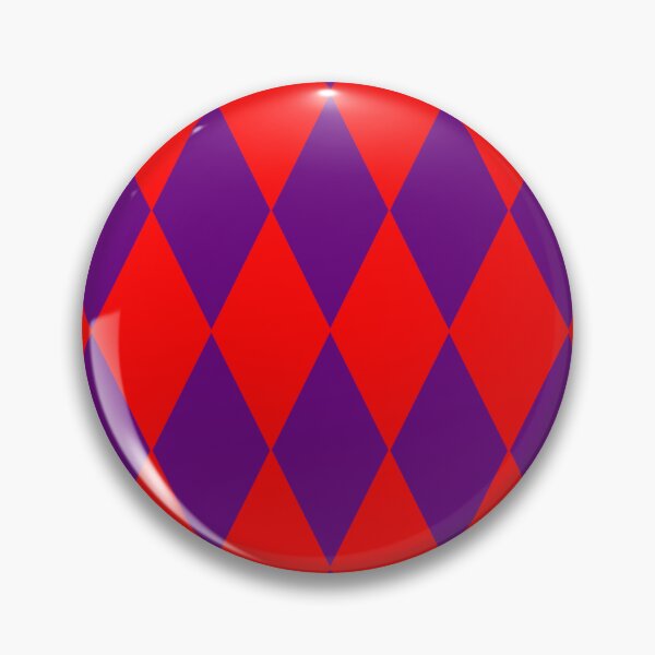 Item preview, Red Purple Harlequin Diamonds Checkers Design  designed and sold by PatternTitan.