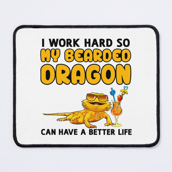 Item preview, Funny Bearded Dragon Tshirt Bearded Dragon Lover Design I Work Hard So My Bearded Dragon Can Have A Better Life designed and sold by salvadorrojass.