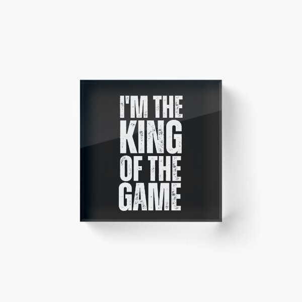 Item preview, I’M THE KING OF THE GAME – Bold Gamer Statement Design designed and sold by Karim-Karem.