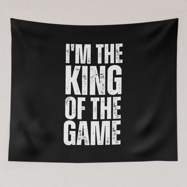 Item preview, I’M THE KING OF THE GAME – Bold Gamer Statement Design designed and sold by Karim-Karem.