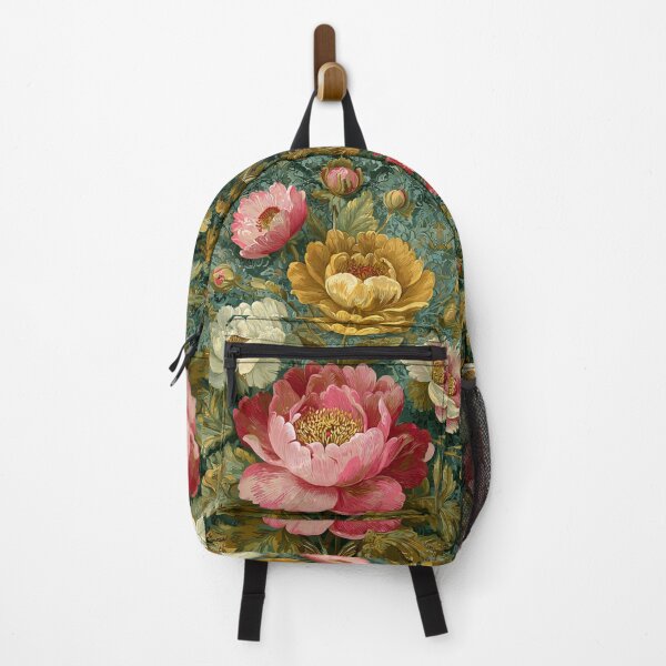 Item preview, Decoupage Vintage Peonies Colorful Damask 1900 Victorian designed and sold by GrinGalore.