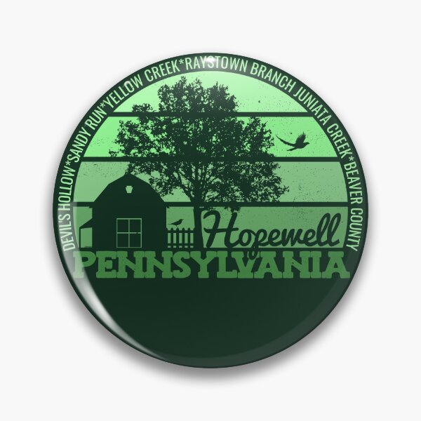 Item preview, Hopewell Pennsylvania Sunset Retro Vintage Local Pride Logo designed and sold by CRHPOD20.