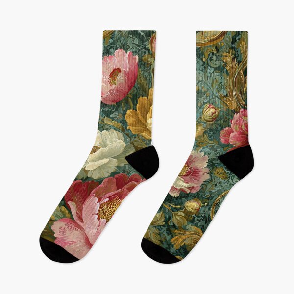 Item preview, Decoupage Vintage Peonies Colorful Damask 1900 Victorian designed and sold by GrinGalore.