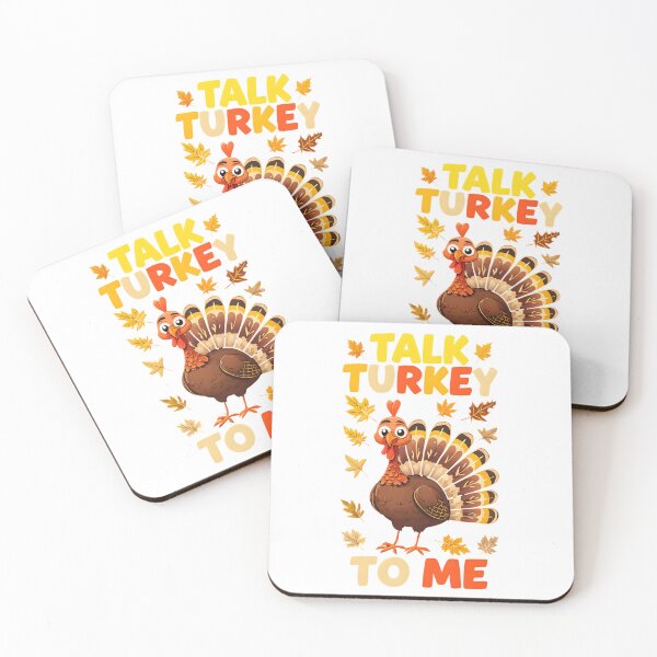 Item preview, Talk Turkey to Me – Funny Thanksgiving Turkey Print designed and sold by GoxyVision.
