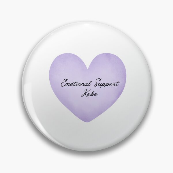 Item preview, Emotional Support Kobo (pastel purple heart version) designed and sold by Hi-kari.