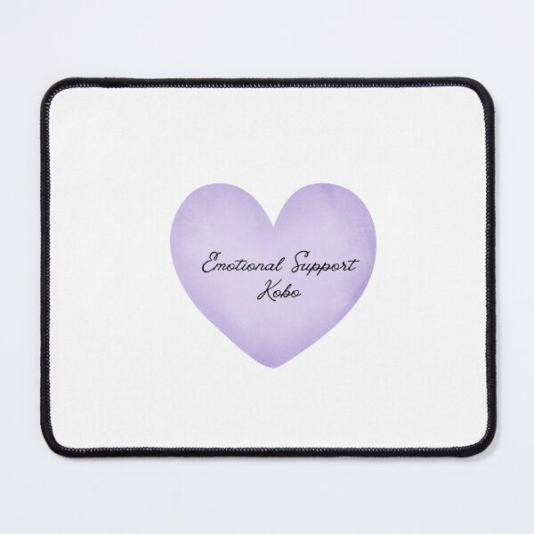 Item preview, Emotional Support Kobo (pastel purple heart version) designed and sold by Hi-kari.