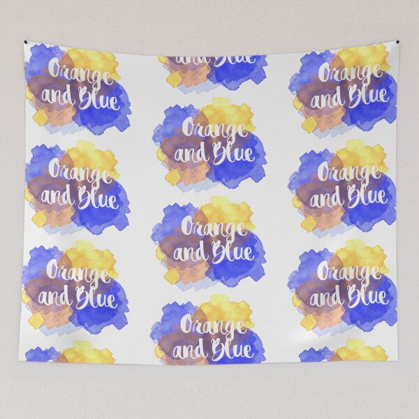 Item preview, Orange and Blue Watercolor designed and sold by mtdgator16.