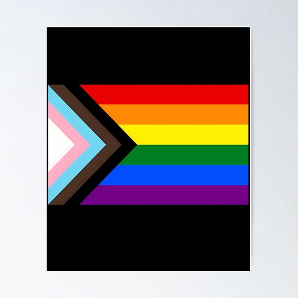 Item preview, Progress Pride Flag  	 designed and sold by vmcejucqo92.