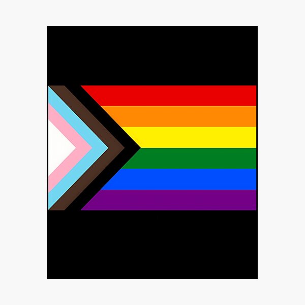 Item preview, Progress Pride Flag  	 designed and sold by vmcejucqo92.