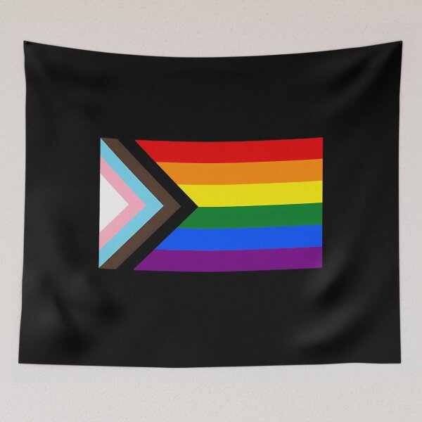 Item preview, Progress Pride Flag  	 designed and sold by vmcejucqo92.