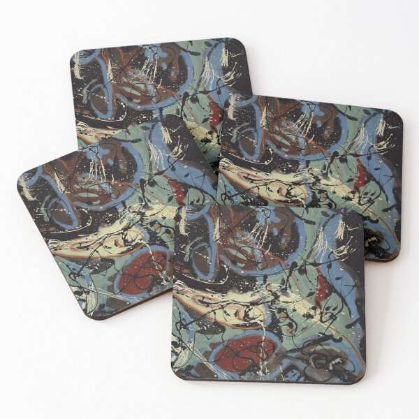 Item preview, jackson pollock painting designed and sold by 4Darty.