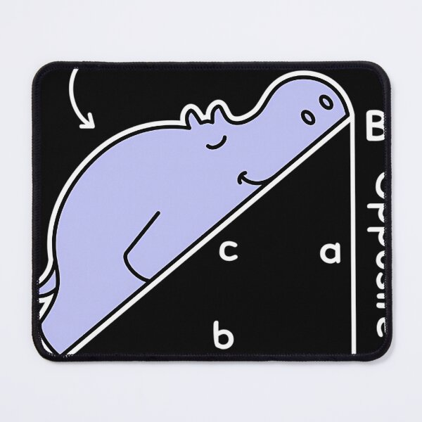 Item preview, Hypotenuse Math Pun Hippotenuse designed and sold by JoyHopkin.