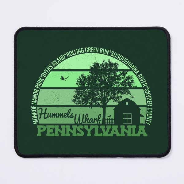 Item preview, Hummels Wharf Pennsylvania Sunset Retro Vintage Local Pride Logo designed and sold by CRHPOD20.