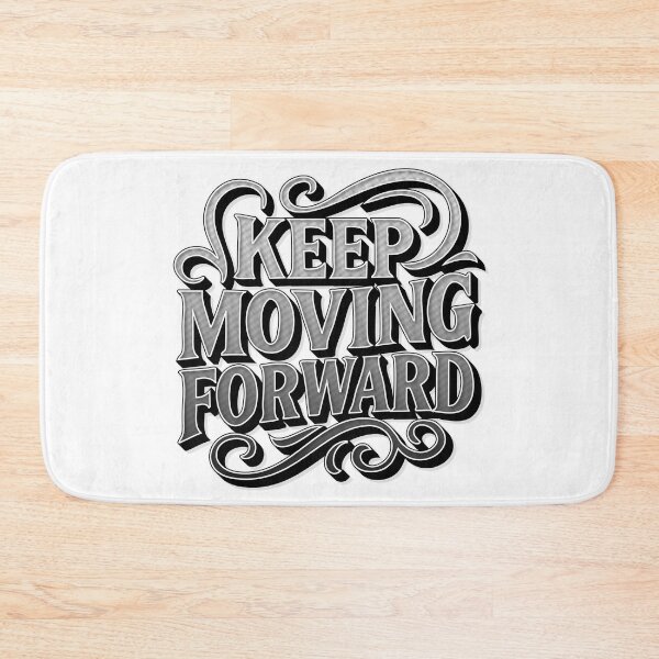 Item preview, Vintage Bold Typography Quote Keep Moving Forward designed and sold by Tong4130.