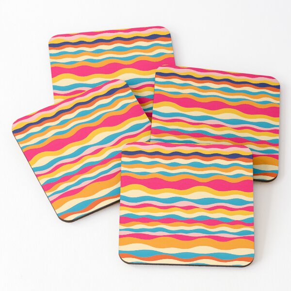 Item preview, Mid Century Modern wavy pattern,  designed and sold by Prints and Lifestyle.
