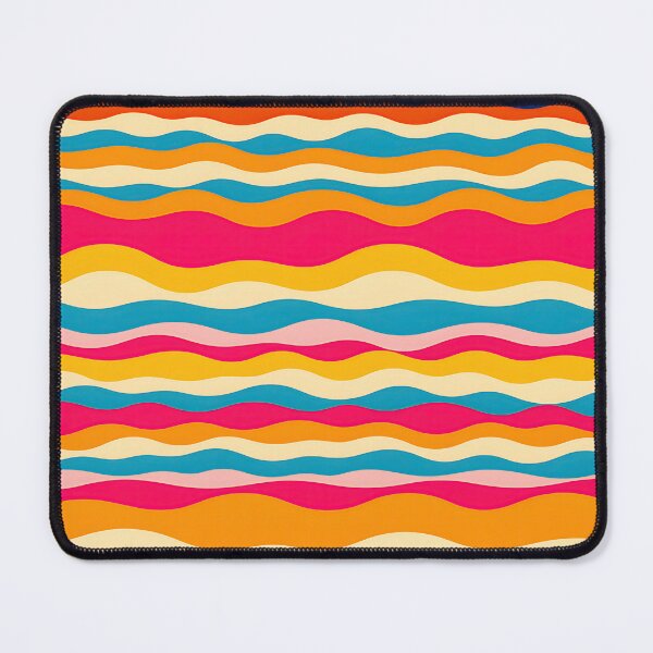 Item preview, Mid Century Modern wavy pattern,  designed and sold by Prints and Lifestyle.