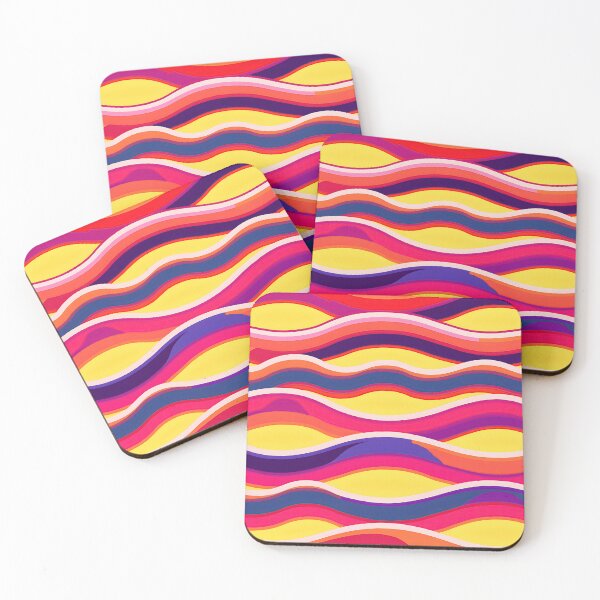 Item preview, Mid Century Modern wavy pattern,  designed and sold by Prints and Lifestyle.