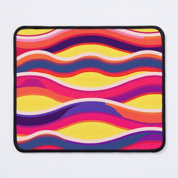 Item preview, Mid Century Modern wavy pattern,  designed and sold by Prints and Lifestyle.