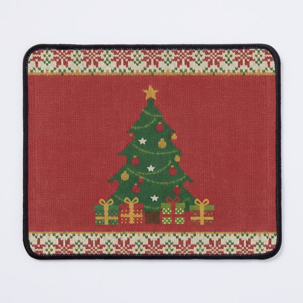 Item preview, Knitted Christmas Tree with Gifts – Festive Holiday Pattern designed and sold by MerchYouSearch.