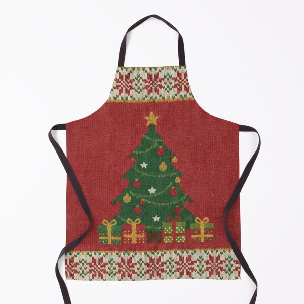 Item preview, Knitted Christmas Tree with Gifts – Festive Holiday Pattern designed and sold by MerchYouSearch.