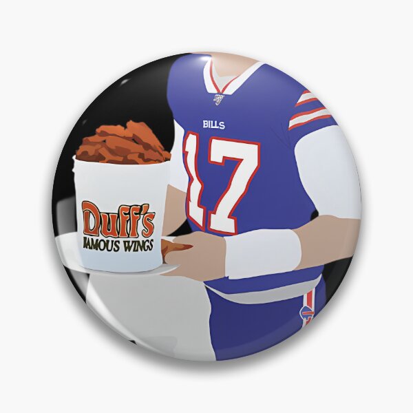 Item preview, Josh Allen Buffalo Bills Duff'S Chicken Wings Sticker designed and sold by Timyalenzuela.