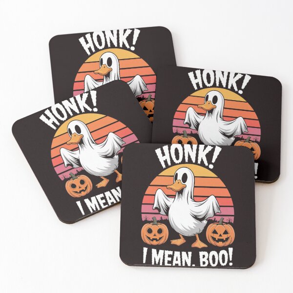 Item preview, Funny Ghost Goose Honk I Mean Boo Spooky Geese Halloweenn designed and sold by VladoZork.