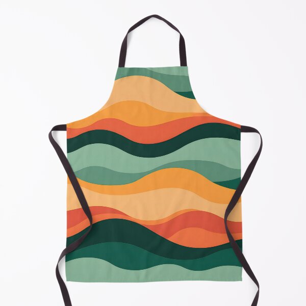 Item preview, Mid Century Modern wavy pattern, designed and sold by Prints and Lifestyle.