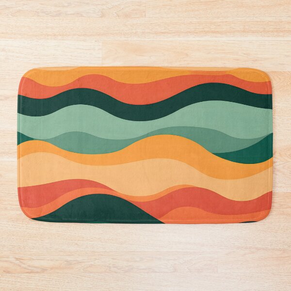 Item preview, Mid Century Modern wavy pattern,  designed and sold by Prints and Lifestyle.