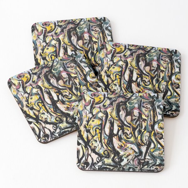 Item preview, jackson pollock painting designed and sold by 4Darty.