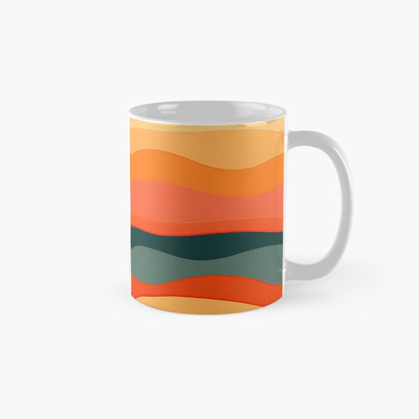 Item preview, Mid Century Modern wavy pattern,  designed and sold by Prints and Lifestyle.