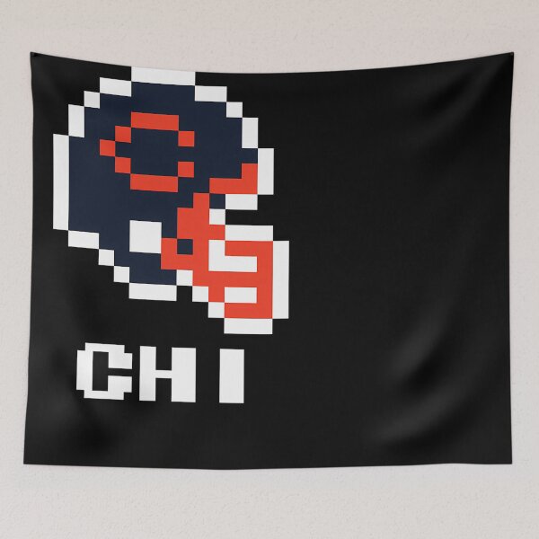 Item preview, Chicago Bears (Tecmo Super Bowl Football Helmet) designed and sold by HenriBabin.