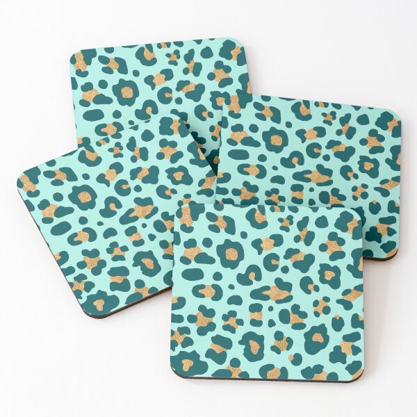 Item preview, Aqua - Animal Pattern ( Leopard ) designed and sold by RWT-Design.