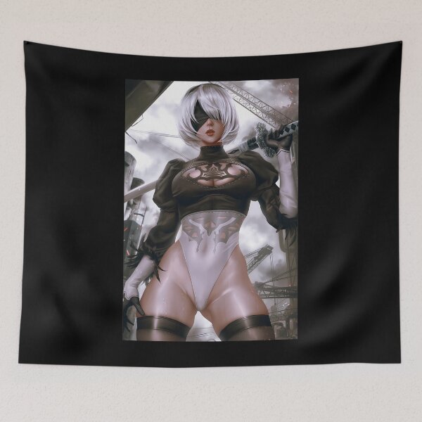 Artikelvorschau, Sexy YoRHa 2B Lewd Thighs Thicc Ass Butt (Nier Automata Anime Hentai 1) entworfen und verkauft von zrgmrldq22.
