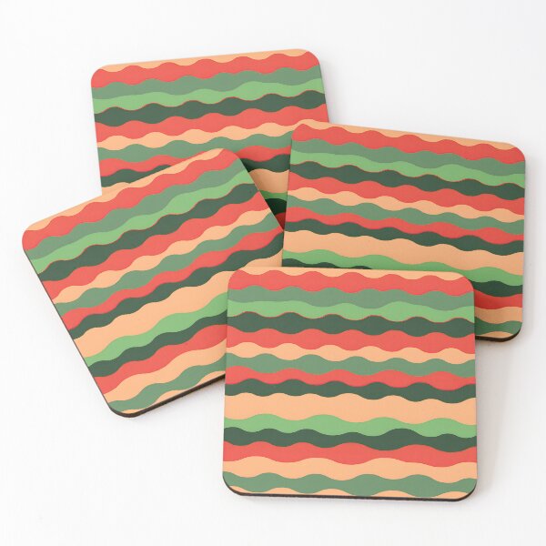 Item preview, Mid Century Modern wavy pattern,  designed and sold by Prints and Lifestyle.