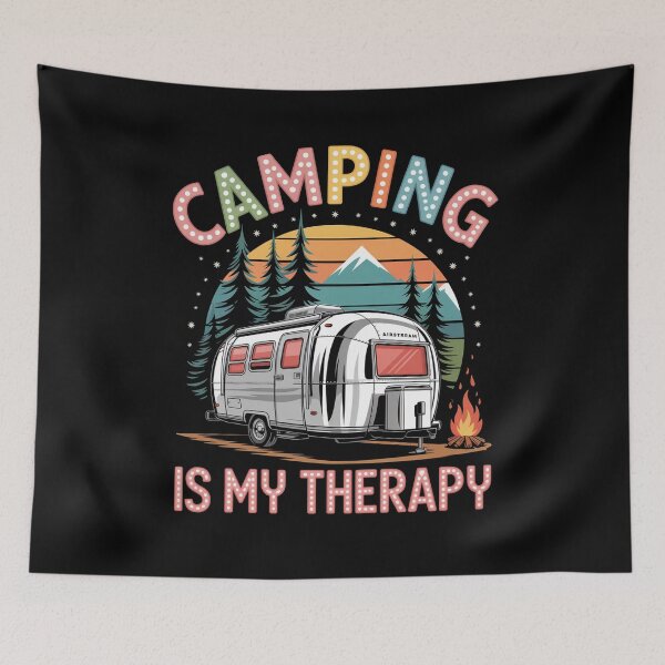 Item preview, Camping Is My Therapy Campfire Summer Vacation   designed and sold by Patricsselin.