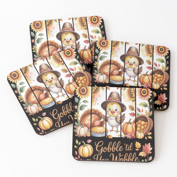 Item preview, Funny Gobble Til You Wobble Cute Turkey Thanksgiving designed and sold by VladoZork.