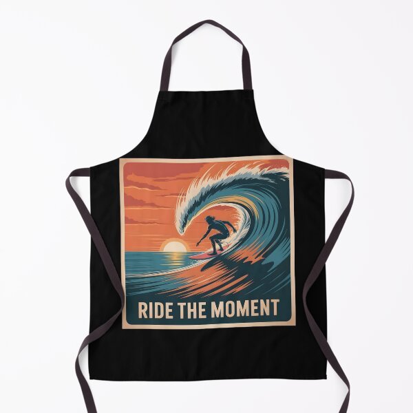 Item preview, Surfer Sunset Wave Art Ride The Moment designed and sold by 404wearpl.