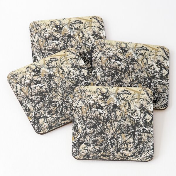 Item preview, jackson pollock painting designed and sold by 4Darty.