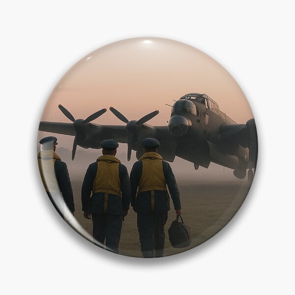 Item preview, Lancaster Bomber Misty Morning Crew designed and sold by Airpower Art.