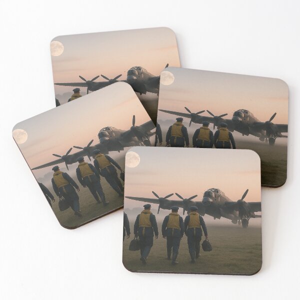 Item preview, Lancaster Bomber Misty Morning Crew designed and sold by Airpower Art.