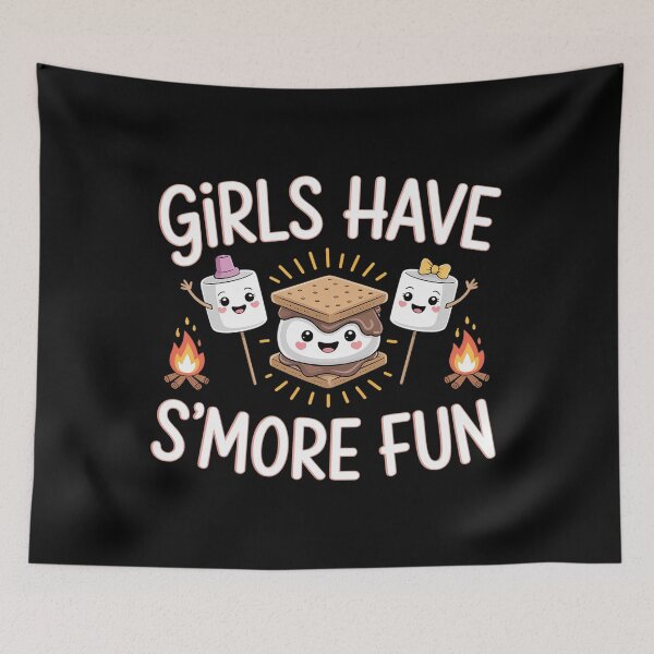 Item preview, Camping Smores Girls Have Smore Fun designed and sold by Patricsselin.